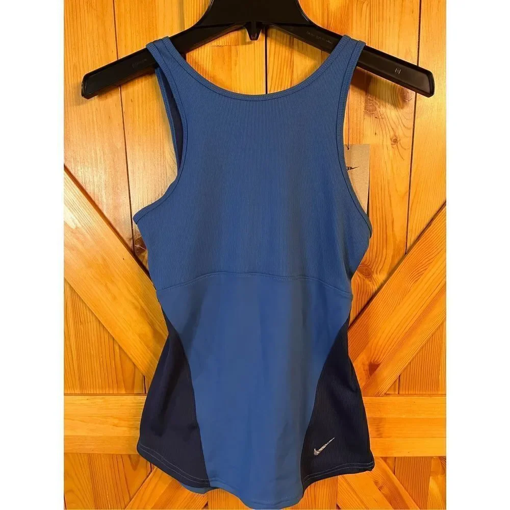 Nike DRI-FIT Yoga Women's Tank Top (Blue) Size XS nwt (3076)